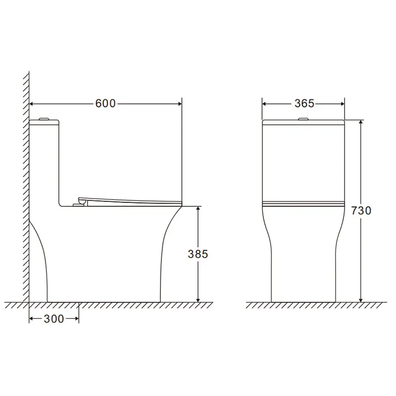 Joynfortune Chaozhou New Generation Toilet Manufacturers Piece S-Trap Portable Toilet Ceramics Siphonic One Piece Toilet