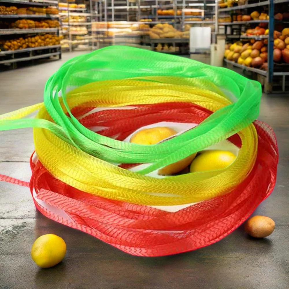 Eco-friendly PP HDPE Small Net Mesh Lemon Potato Fruit Vegetable Packaging Bags Made in China