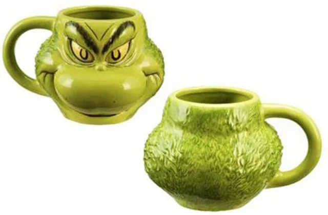  Grinch скульптурные латте изолированные Дорожные