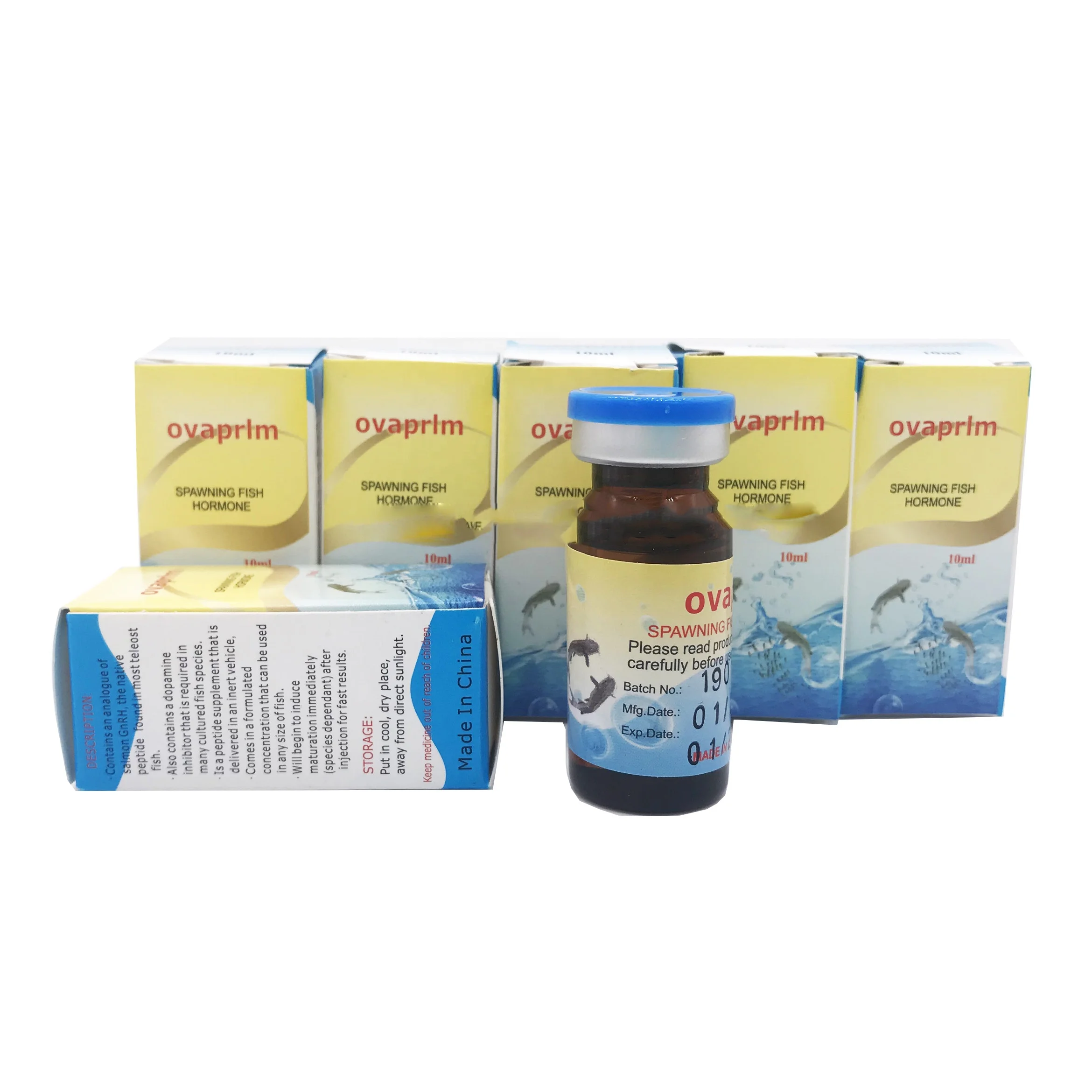 
High quality ovaprim injection for ovulin fish hormone with sales champion 