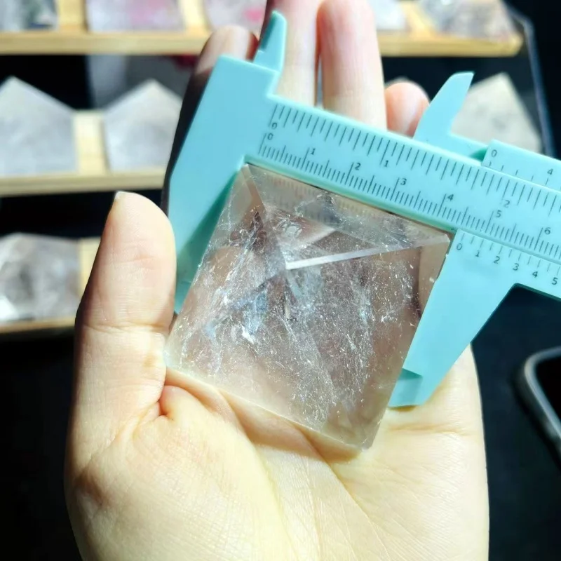Natural  Crystal Clear Quartz Pyramid Point Tower  For Gifts or Decoration Vastu Products Meditation