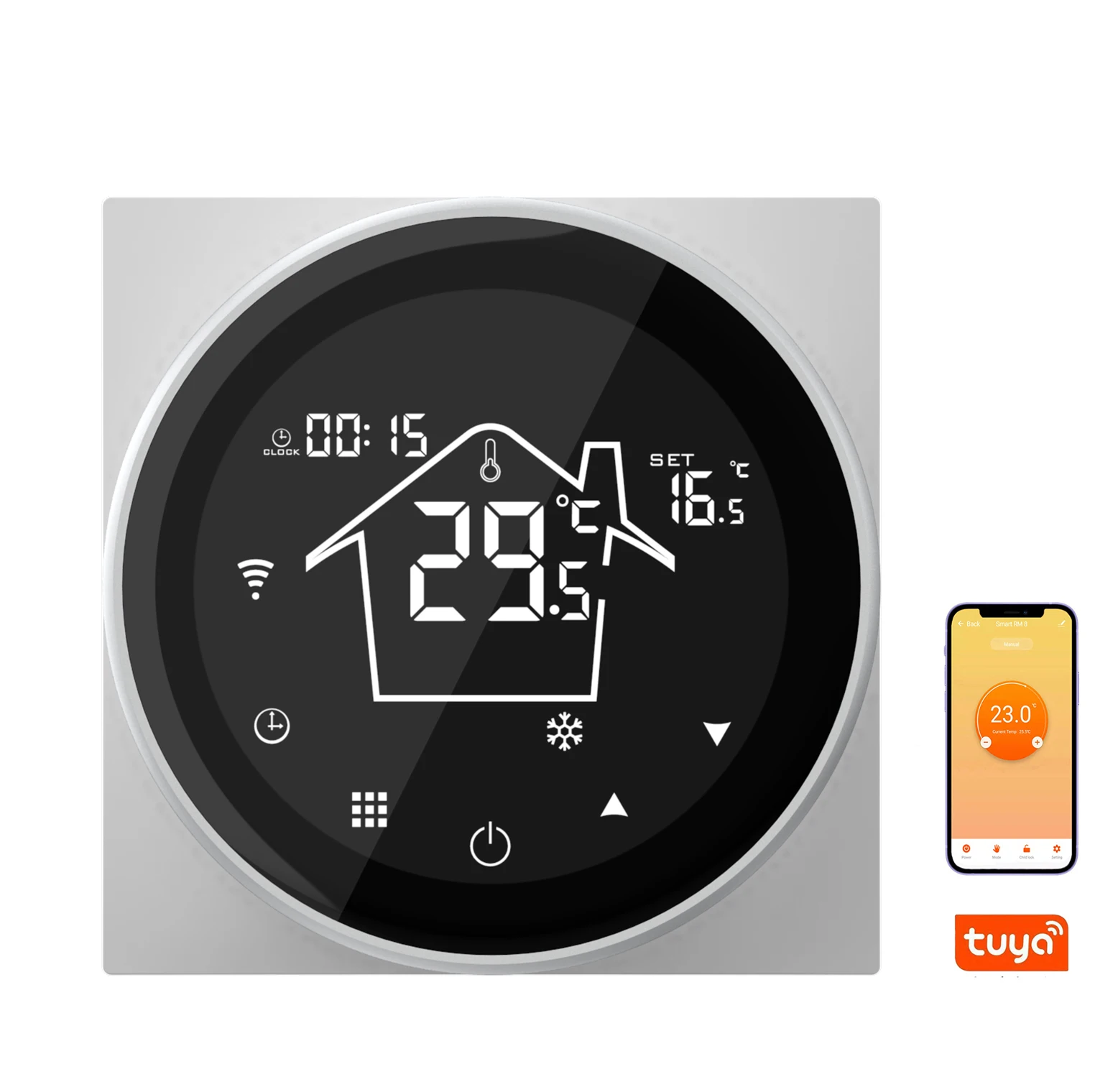 Nest Thermostat Wifi Temperature Controller Smart Life APP Remote Control for electric heating Water Gas Boiler, Alexa Google