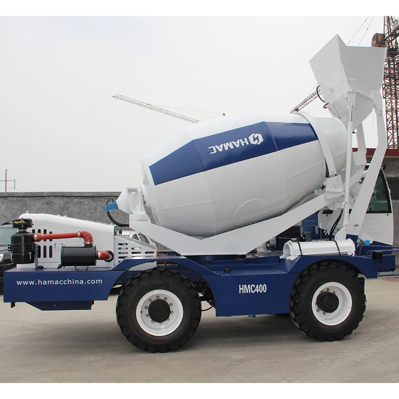 mini auto self loading concrete truck concrete mixer