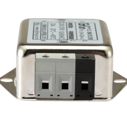 Single Phase Emi Filter 250v AC EMI Filter current resistant 20A Emi Emc Power Line Filter