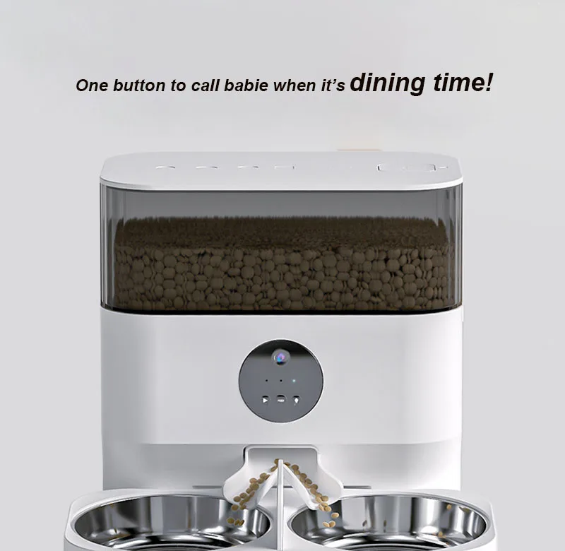 New Wifi Camera 7l Remote Control Automatic Auto Cat Dog Intelligent Timer Smart Pet Feeder