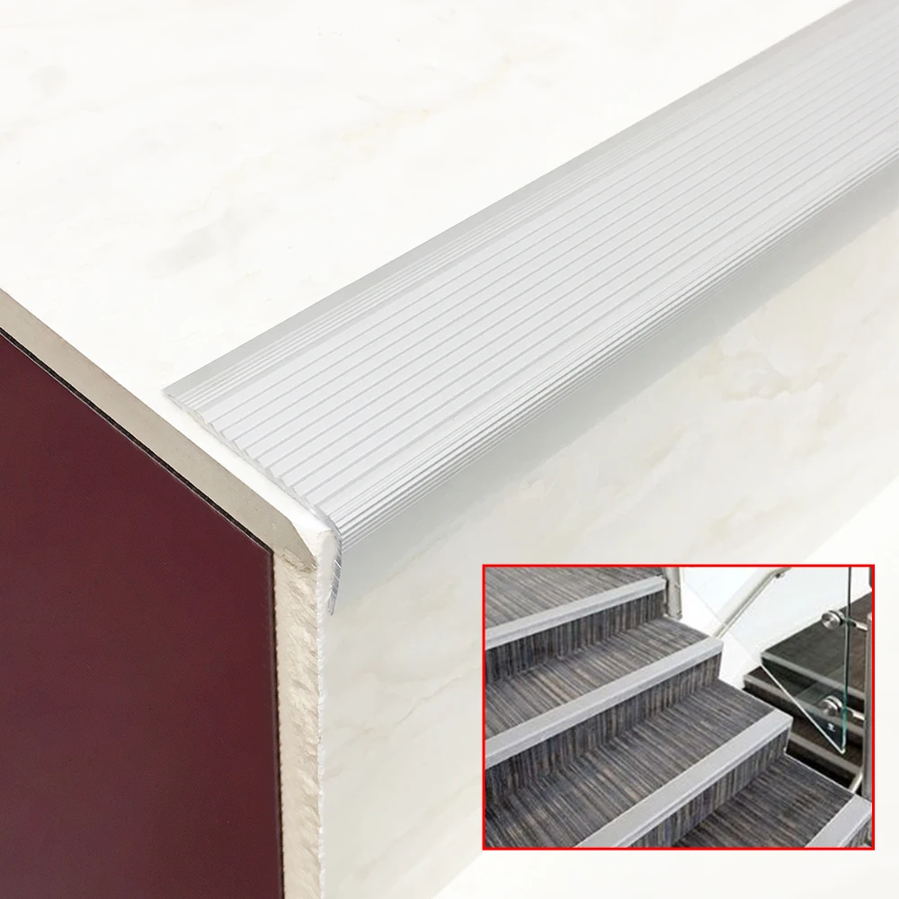 Factory Price Building Accessories Casting Non Slip Aluminum Stair Nosing