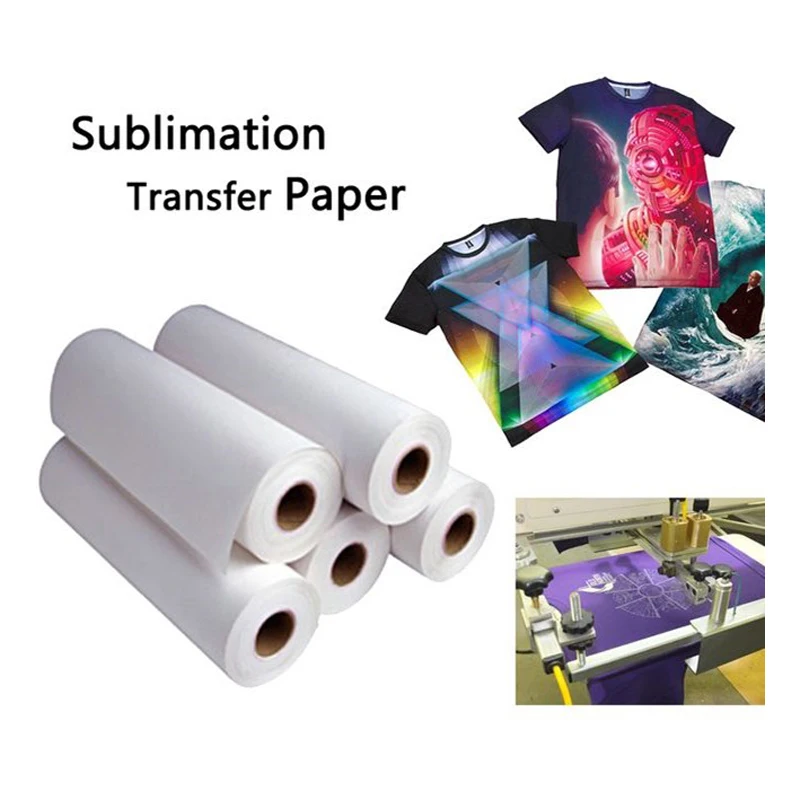 Wholesale Best Quality Cheapest Self-cutting Transfer Paper Coating Sublimation Paper Sublimated Roll
