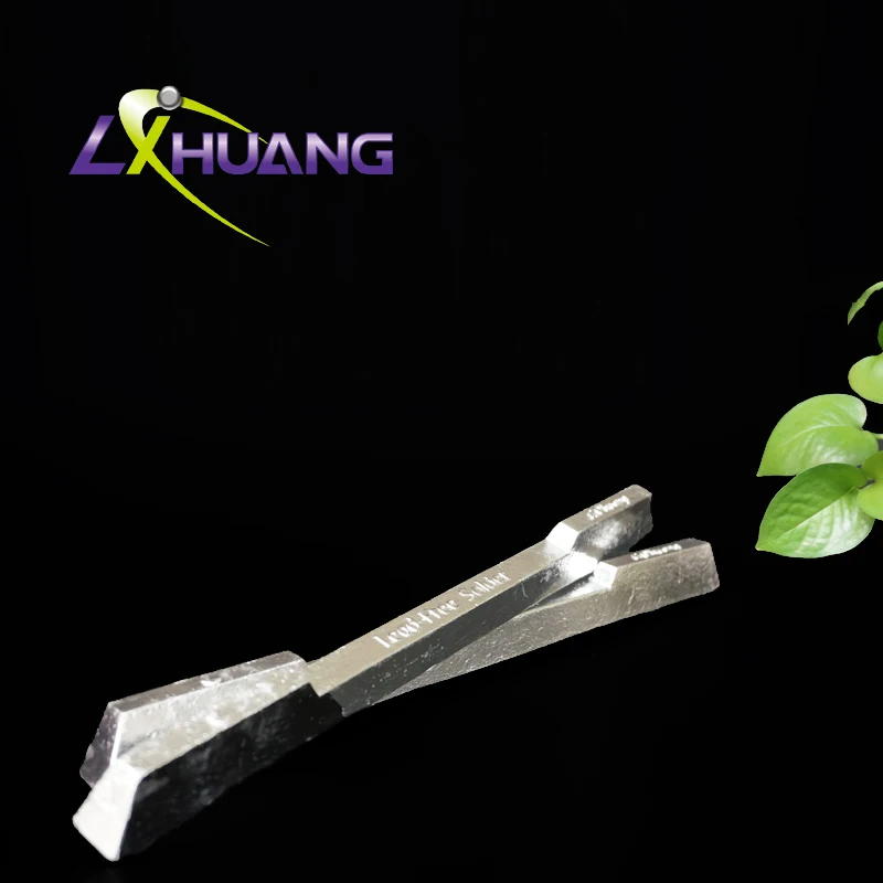 Lichuang high quality pure tin Sn99.9 lead free solder bar for electro plating soldering welding rod