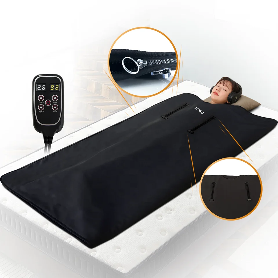 Good Quality Home Use Stretch Out Hands Slimming Detox Infrared Sauna Blanket for Health and Beauty