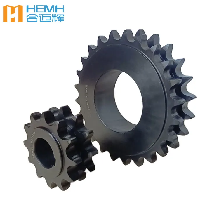 Custom high quality sprocket and chain harvester special single/double row chain sprockets