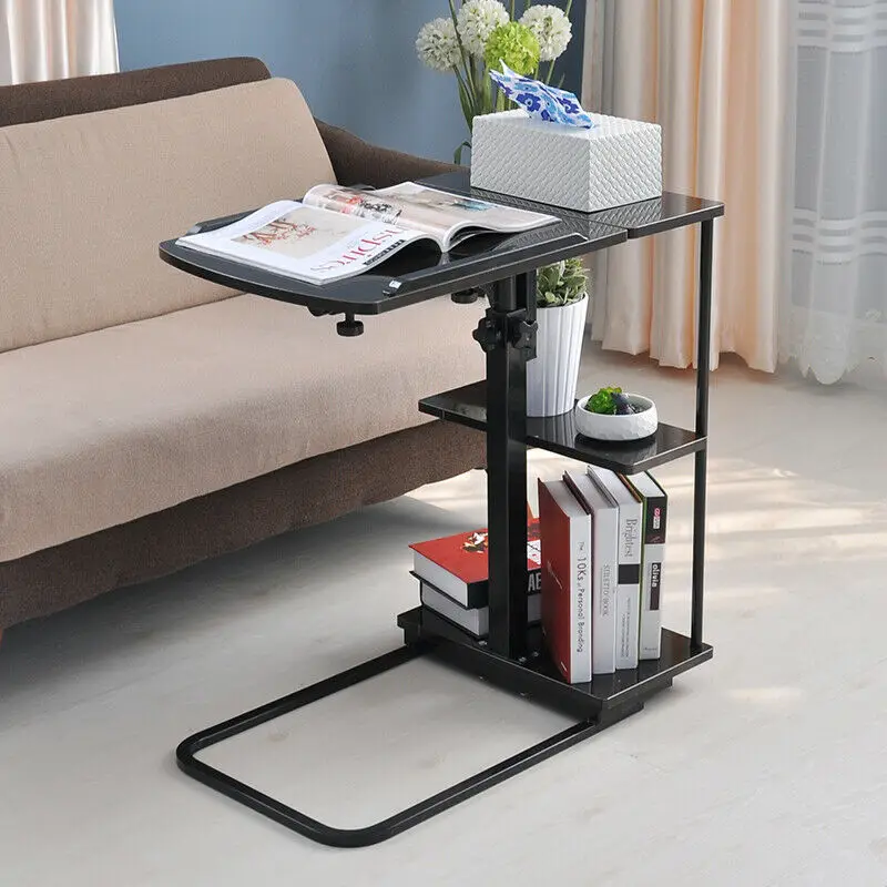 Height Adjustable Bed Side Sofa Side End Table C Table Laptop Holder End Stand