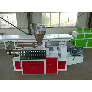PVC one with two cavity corner production line