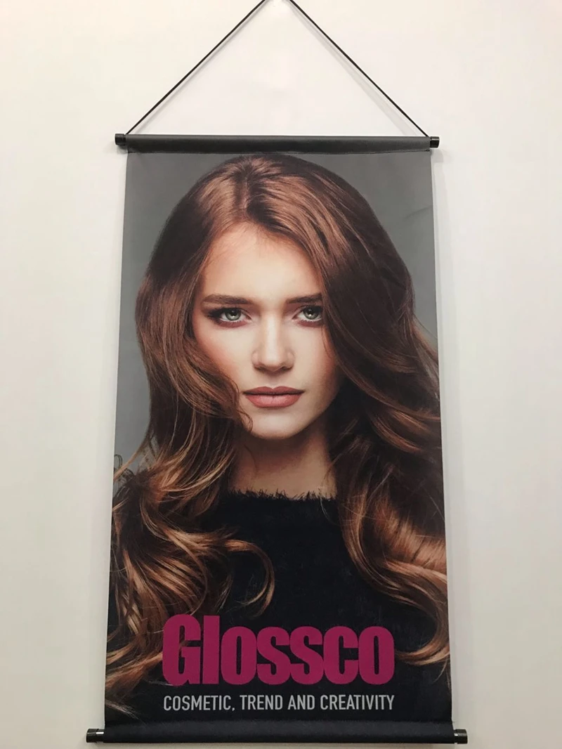 Full Color Printing Custom Wall Scrolls Banner Anime Hanging Scroll Indoor Outdoor Anime Hanging Poster With Custom Wholesale