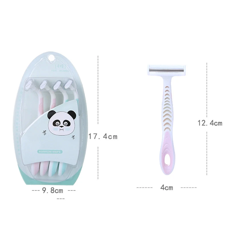 
Body razor fashion T rake knife 3 layers of blades 4 mounted sharp protective razor tools Body shaver body shaver 