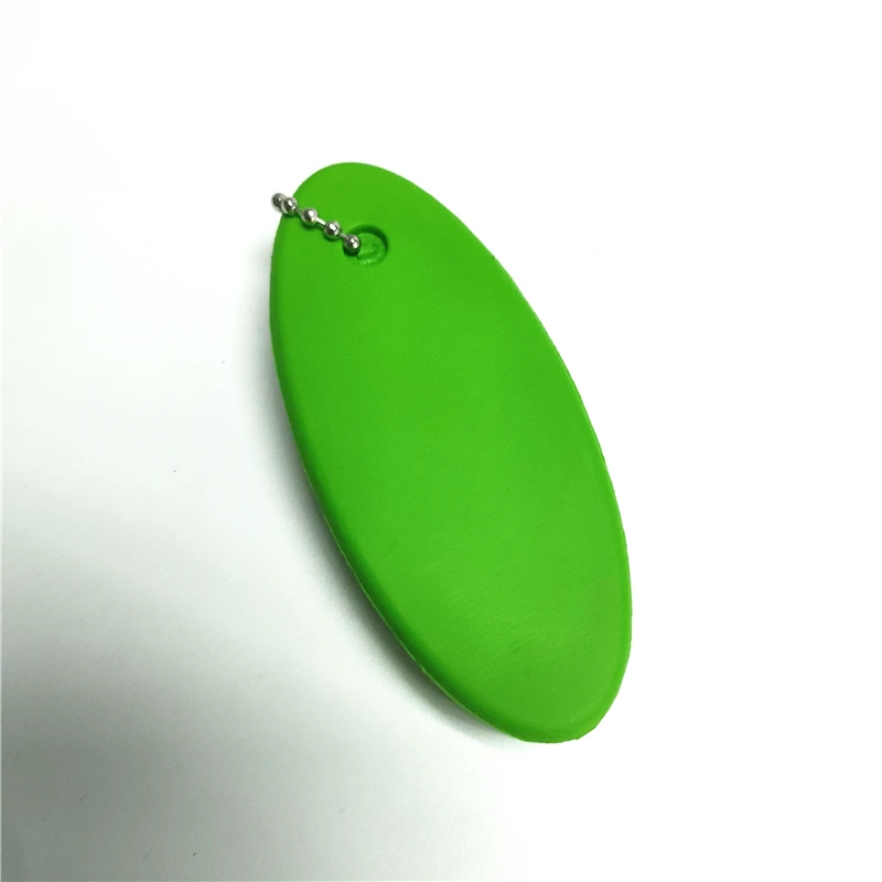 NBR Floating Keychain Custom Shiny Top Quality Beach Souvenirs Gift Foam Pu Floating Keyring