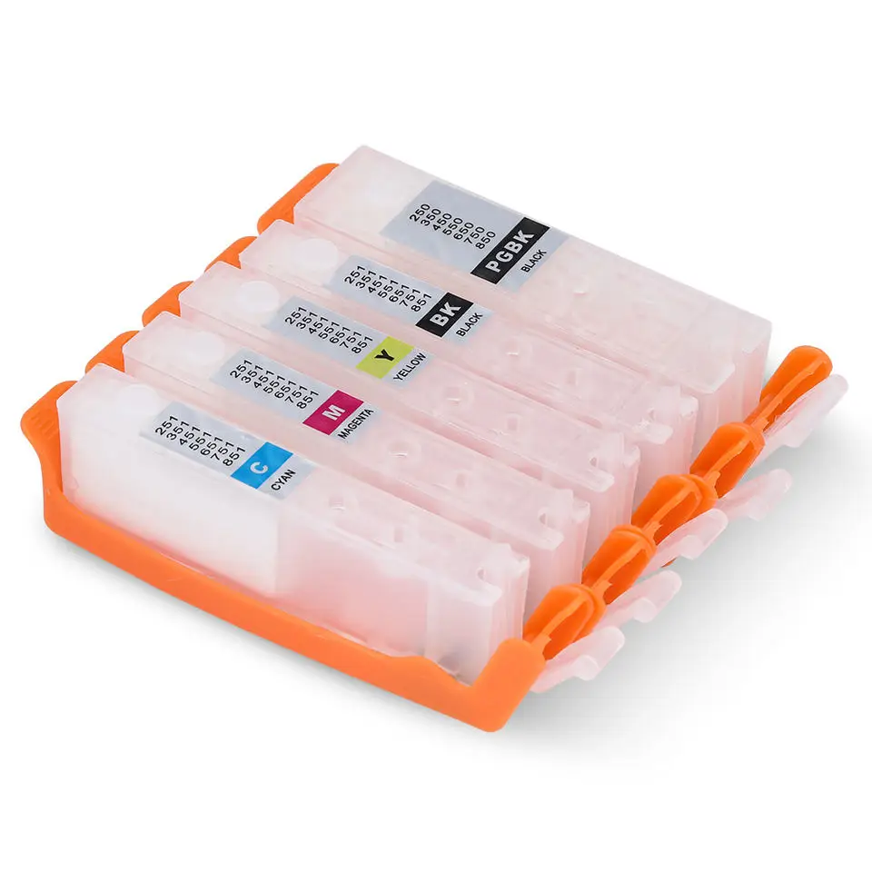 Ocinkjet PGI 525 CLI 526 Printer Refill Refillable Ink Cartridge for Canon IX6550 PIXMA IP 4850 MG5150 MG5250 Printer Empty