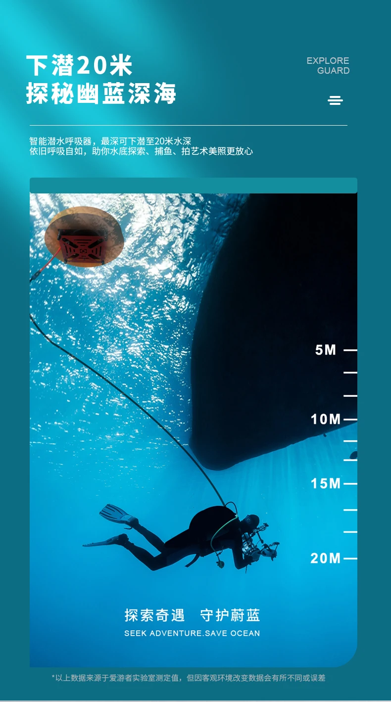 Amazon hot sales Diving Equipment double people Mini Hookah Diving Compressor Scuba diving equipment breathing apparatus