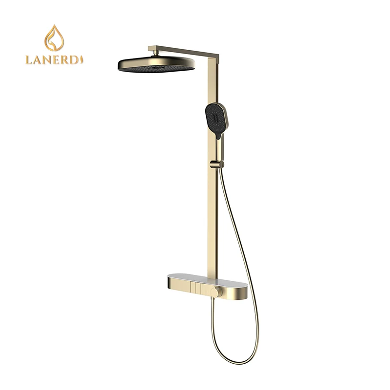 duchas upc faucet bathtub black system thermostatic bathroom rainfall shower mixer and smart set faucets rain shower system
