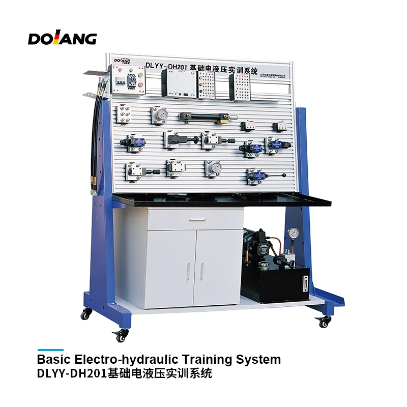 hydraulic fluid lab TVET technical vocational school training bench  Didactic engineer teaching model hydraulique training bench