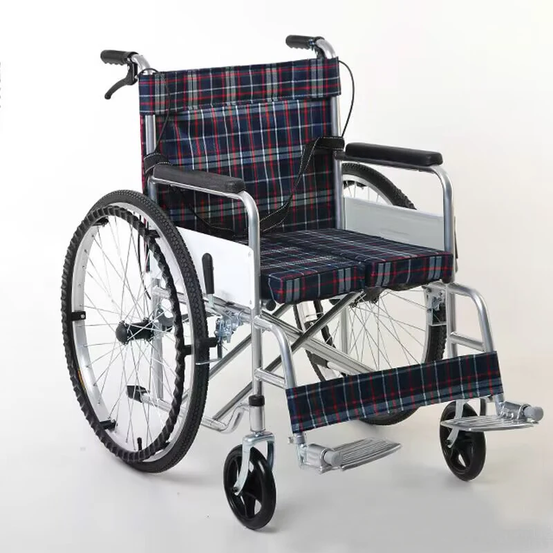 Manufacturer Portable Folding Aluminum Lightweight Wheel Chair Carbon Fiber Luxury Lightweight Manual Wheelchair