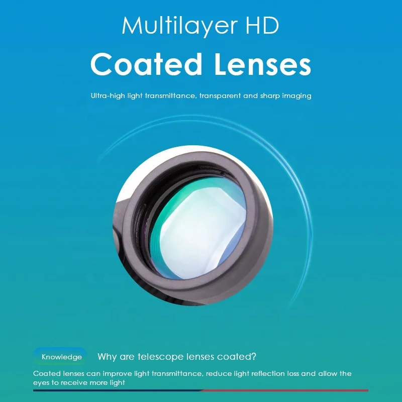 DELUXEFIT 20x50 high definition wide view outdoor hiking camping waterproof binocular