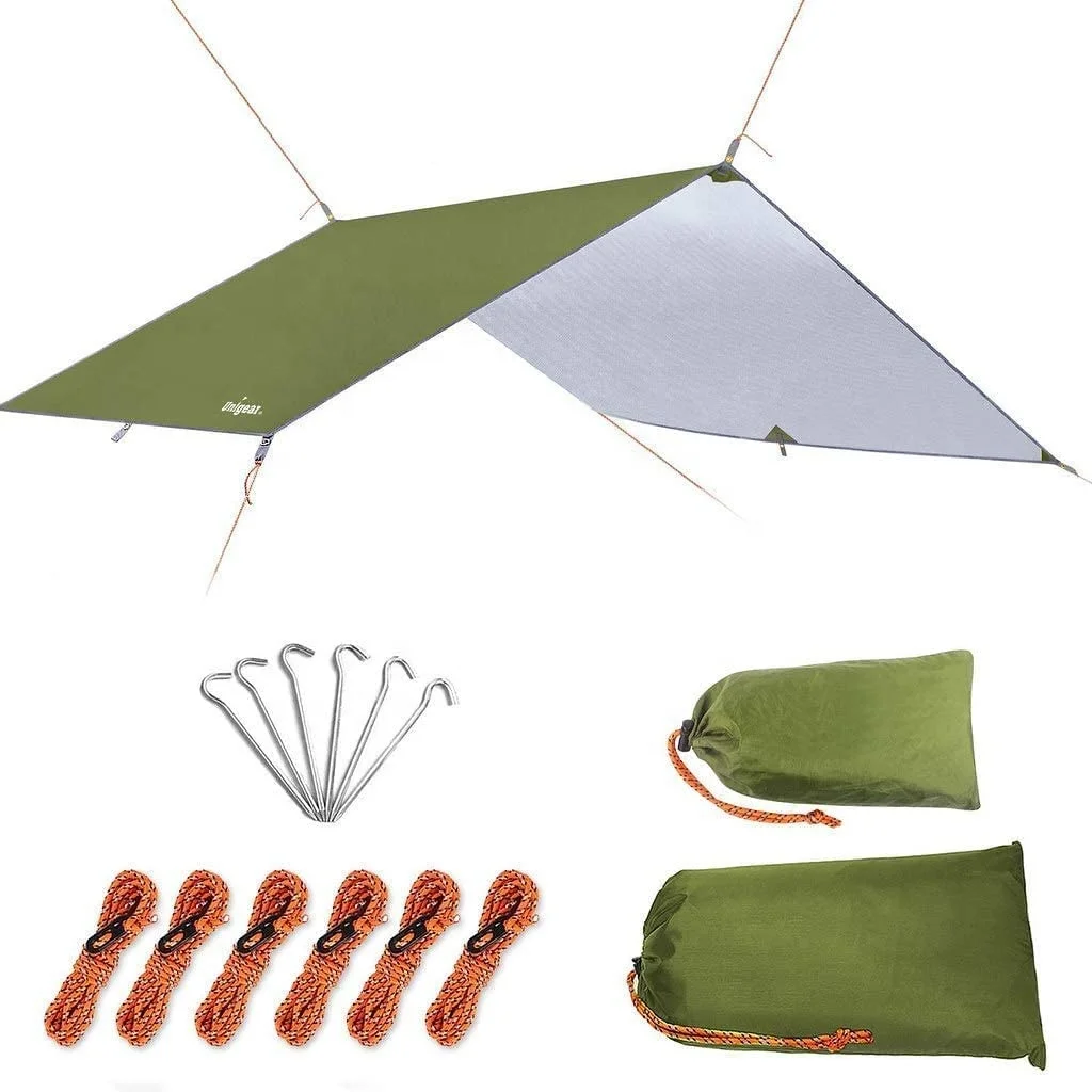 300cm X 300/400/500cm,Portable Lightweight Waterproof Windproof Snowproof Camping Shelter For Snow Sunshade For Camping Outdoor