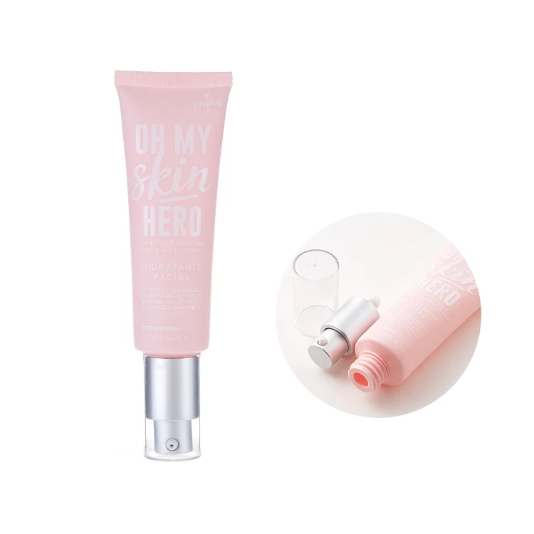 Luxury Empty Plastic 15ml 30ml 50ml BB Eye Cream Tube Airless Pump Cosmetic Sugarcane Soft Touch Tubes