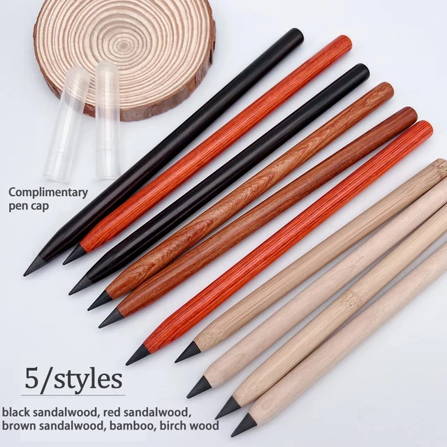 Деревянный бесконечный карандаш, точилка с индивидуальным логотипом, беспрерывная вечная бесконечная безчернильная Автомобильная Механическая карандаш для школы, офиса, художественного письма d