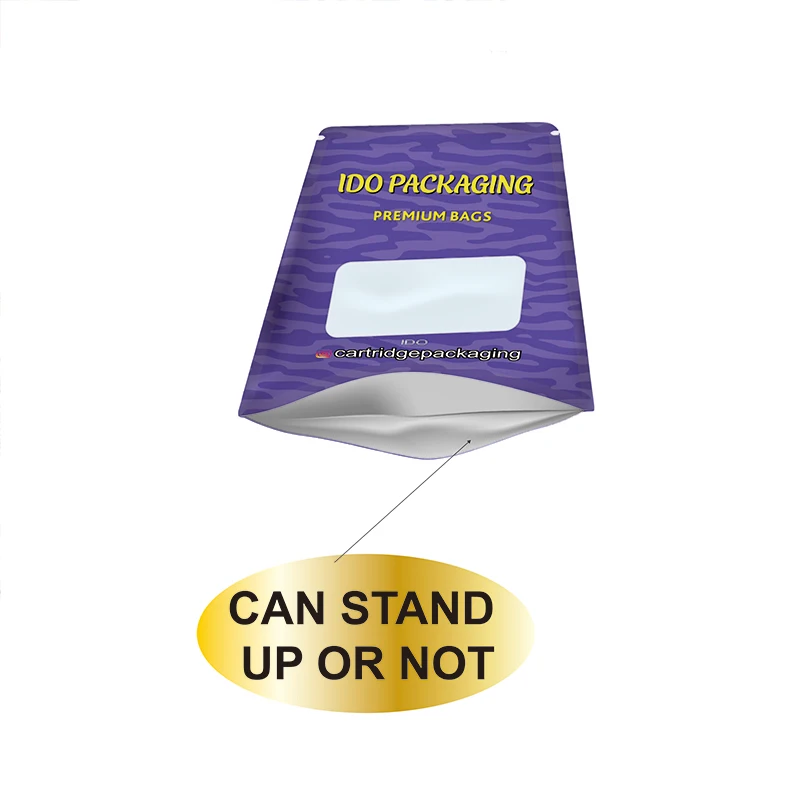 3D 3.5 Mylar Bag Candy Ziplock Smell Proof Waterproof Bag Special Shaped Packaging Self-sealing Herb Storage Resealable Bag