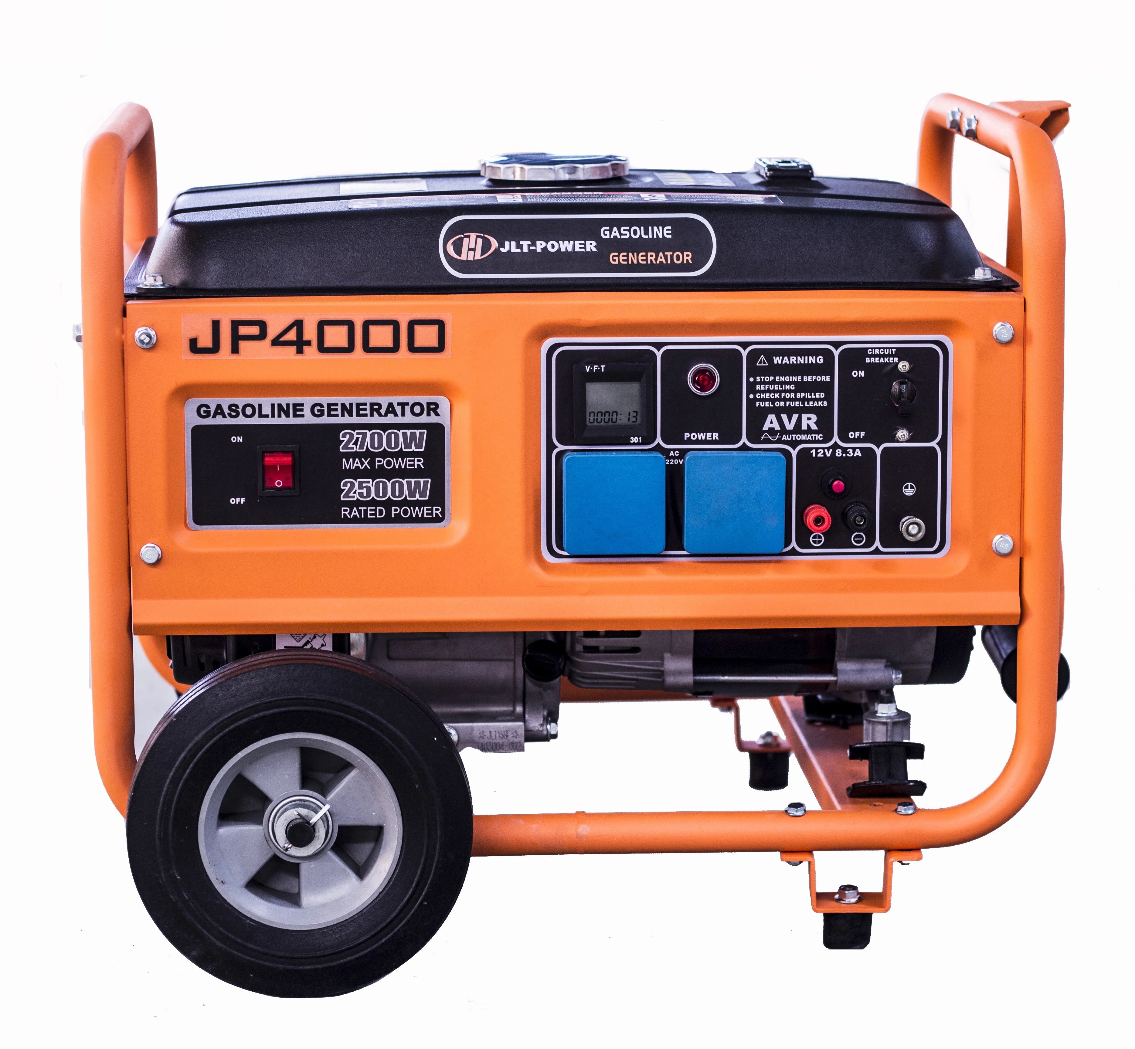 Air cooled 2000 watt portable gasoline generators for home use