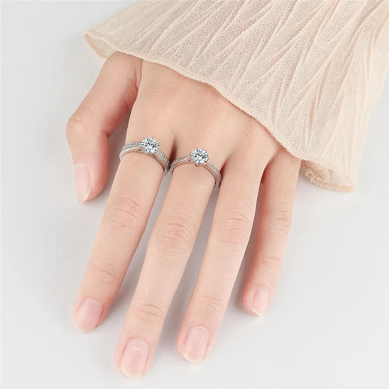 Yiwu Futian Market Directly Fashion Jewelry Gifts Multi Row Diamond Adjustable Ring for Ladies
