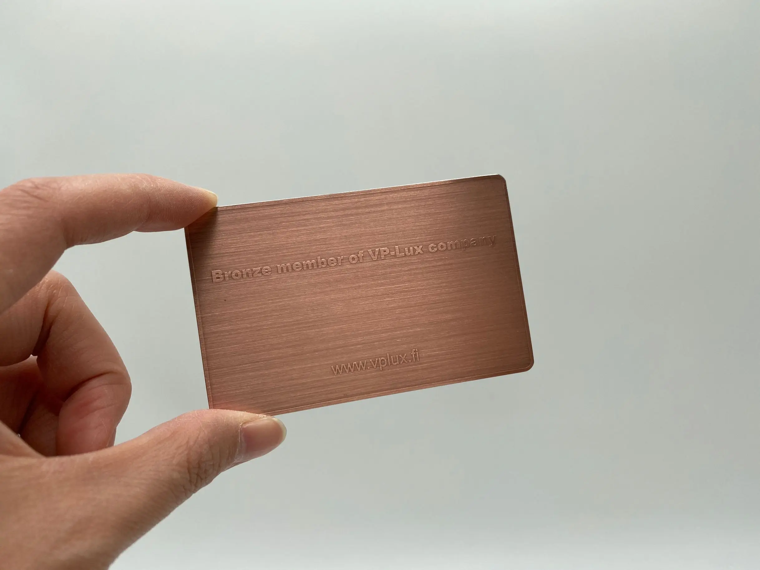 DU VIP stainless steel black and gold metal cards