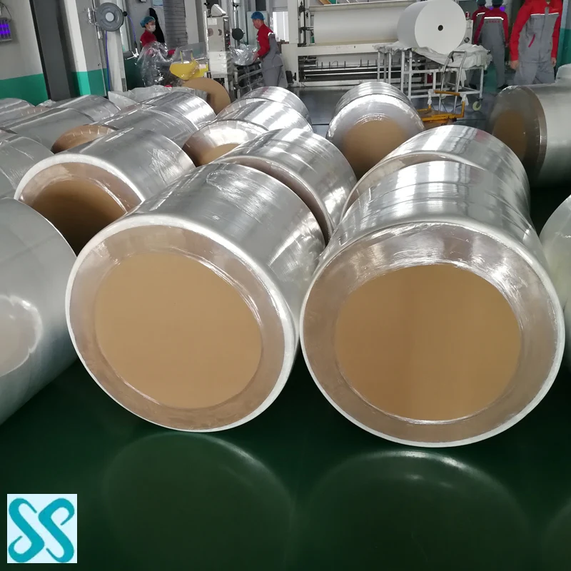 [FACTORY] Biodegradable spunlace nonwoven fabric roll/wet tissue raw material fabric (non woven/non-woven)