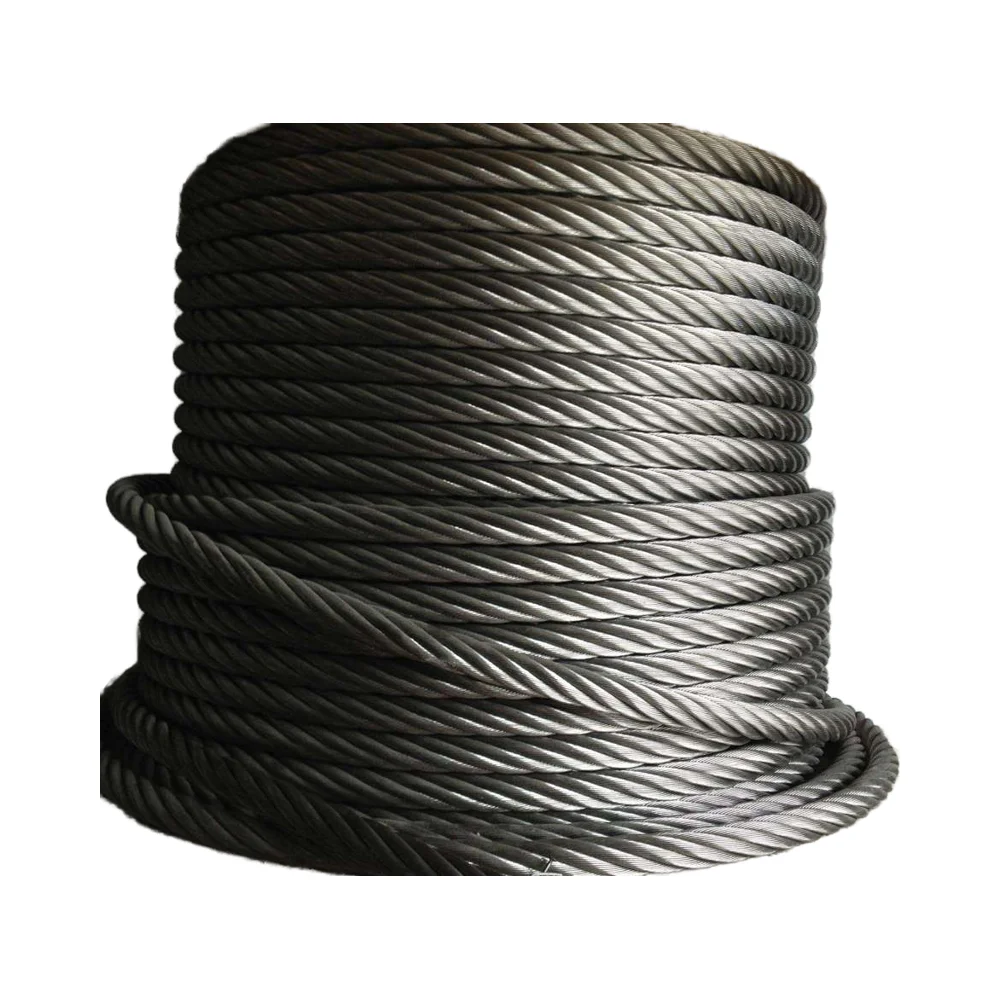 Высококачественный 18 мм оцинкованный стальной трос конкурентоспособная цена строительство SAE1008 Q235 Высокоуглеродистая сталь в комплекте сварка