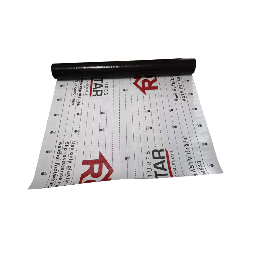 High Quality UV Resistant Anti-slip Waterproof Membrane Roll Roof Synthetic Underlayment
