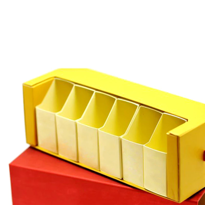 Custom Free Design Gold Printing Sliding  Paper Boxes Recycled Material Coffee Capsules Tea Packaging Luxury  Coffee Gift Box