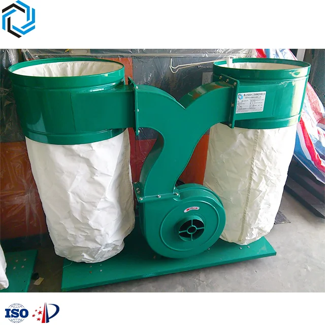 Cloth bag type double bucket mobile industrial vacuum cleaner Woodworking machinery environmental protection and durable