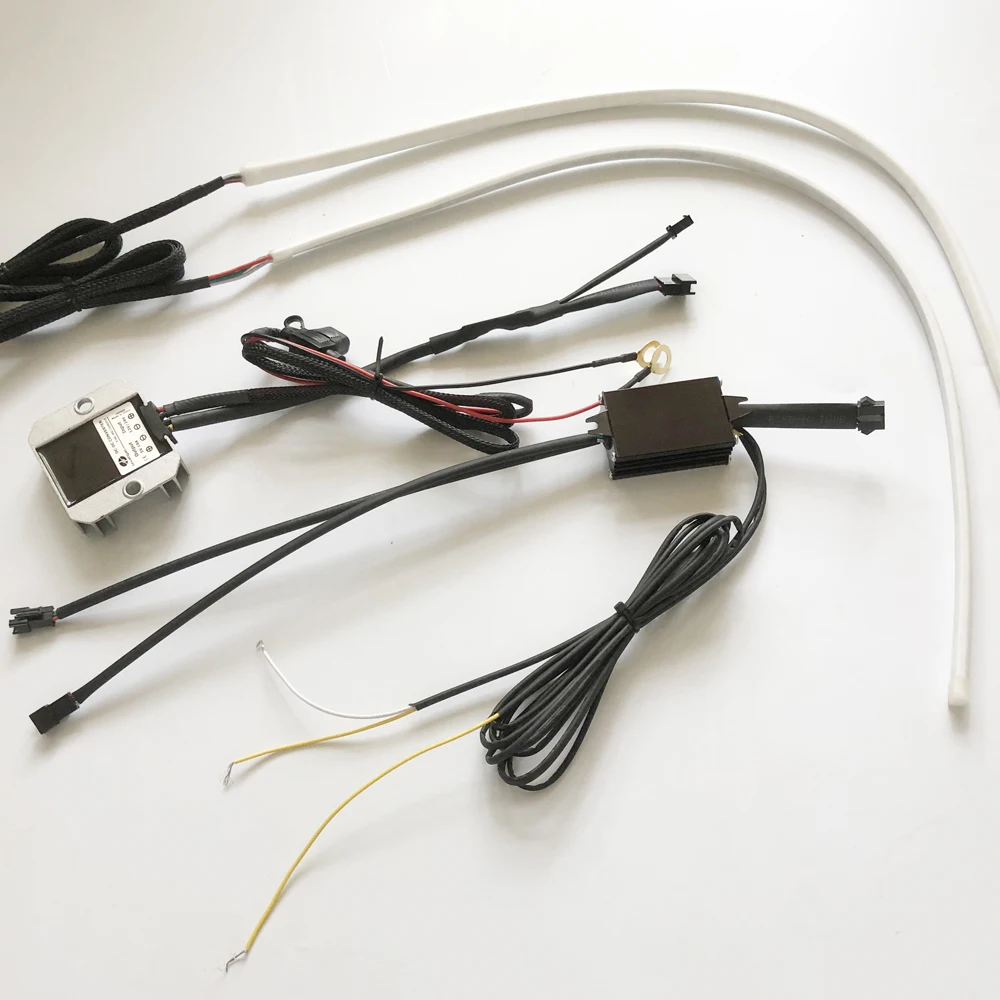 Led Strips Daytime Running Light Waterproof Flexible Car DRL Streamer Turn Signal Lamp Auto Headlights