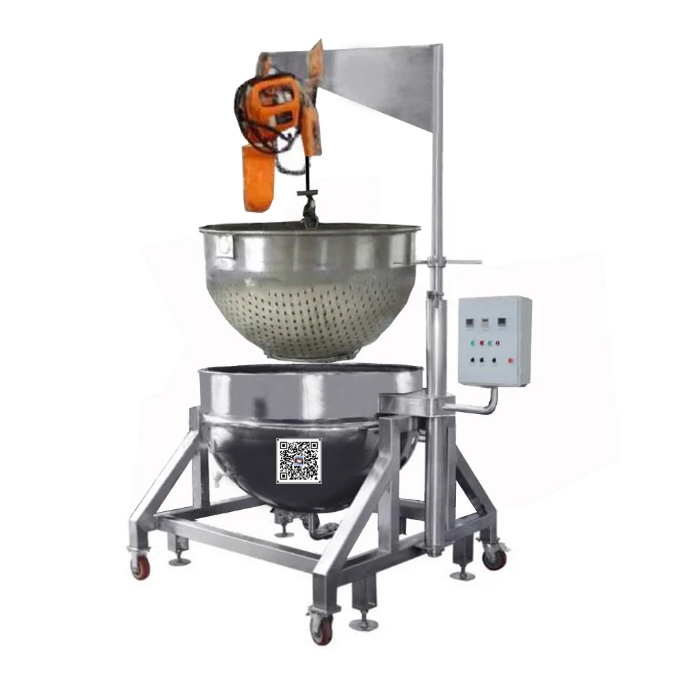 Food processing stainless steel high temperature cooking pot