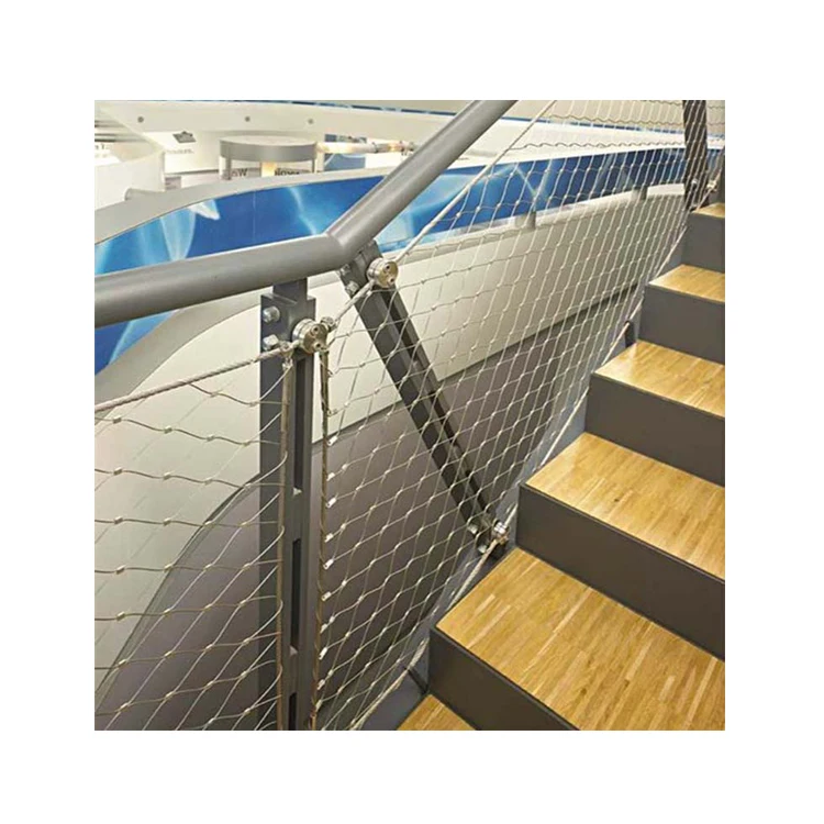 high tech anping stainless steel wire rope mesh