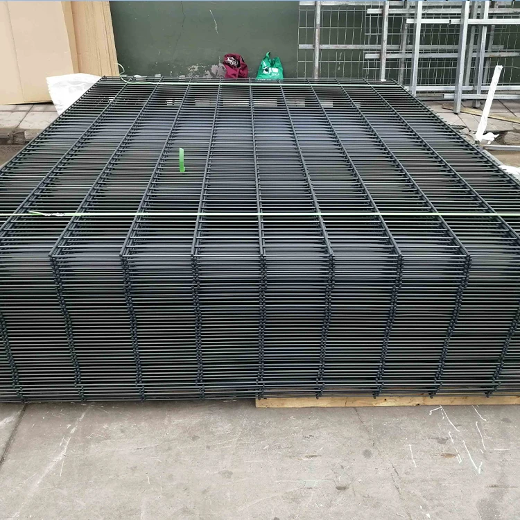 Factory sale 2d twin wire galvanized double steel welded wire mesh fence 868 panel factory welded fence