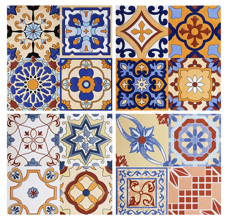 2020 Hot selling 300*300 construction building materials flower design interior inkjet printing pattern tiles