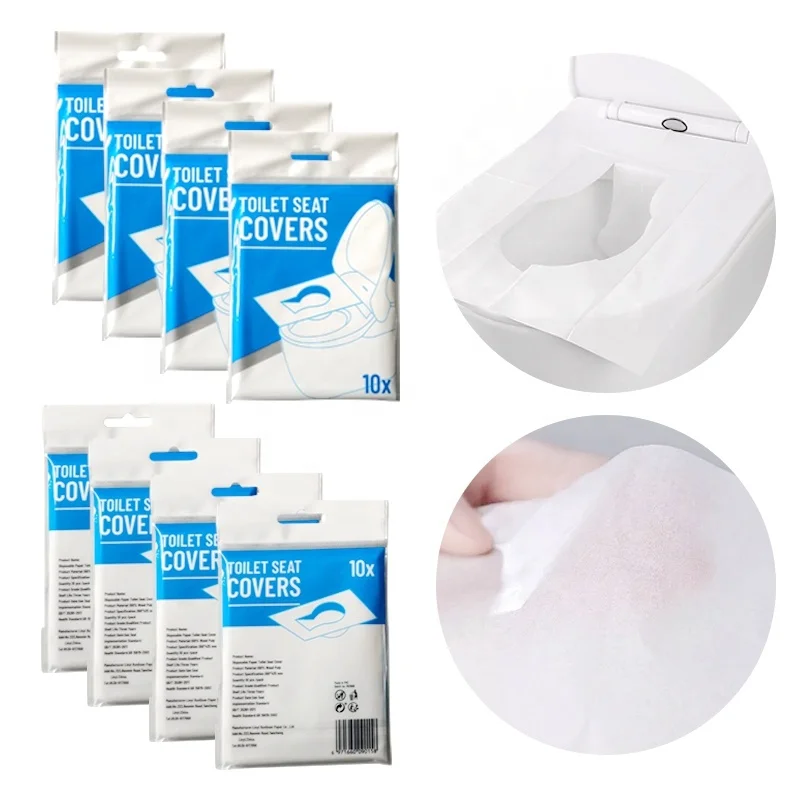 Disposable Toilets Flushable Toilet Seat Covers for Travel