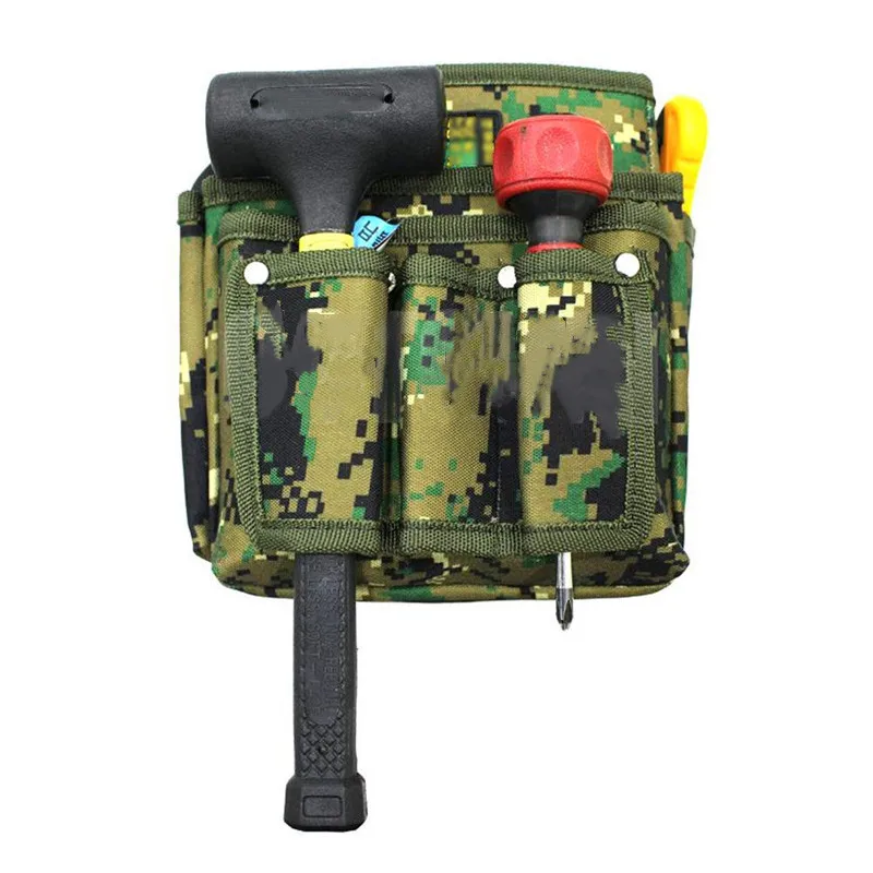 Electrician Maintenance Carpenter Tool Pouch Bag Technician Hammer Holder Phone Pocket Work Organizer Framer Tool Belt Pouch