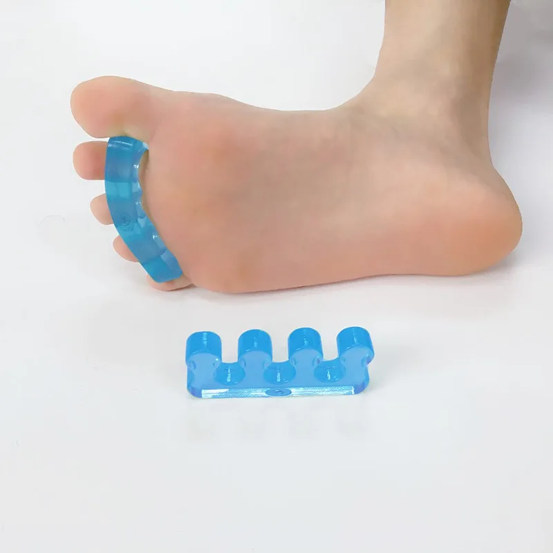 2pcs/set Soft Foot Care Product Toe Stretcher Separator Pain Relief Silicone Bunion Gel for Women Men
