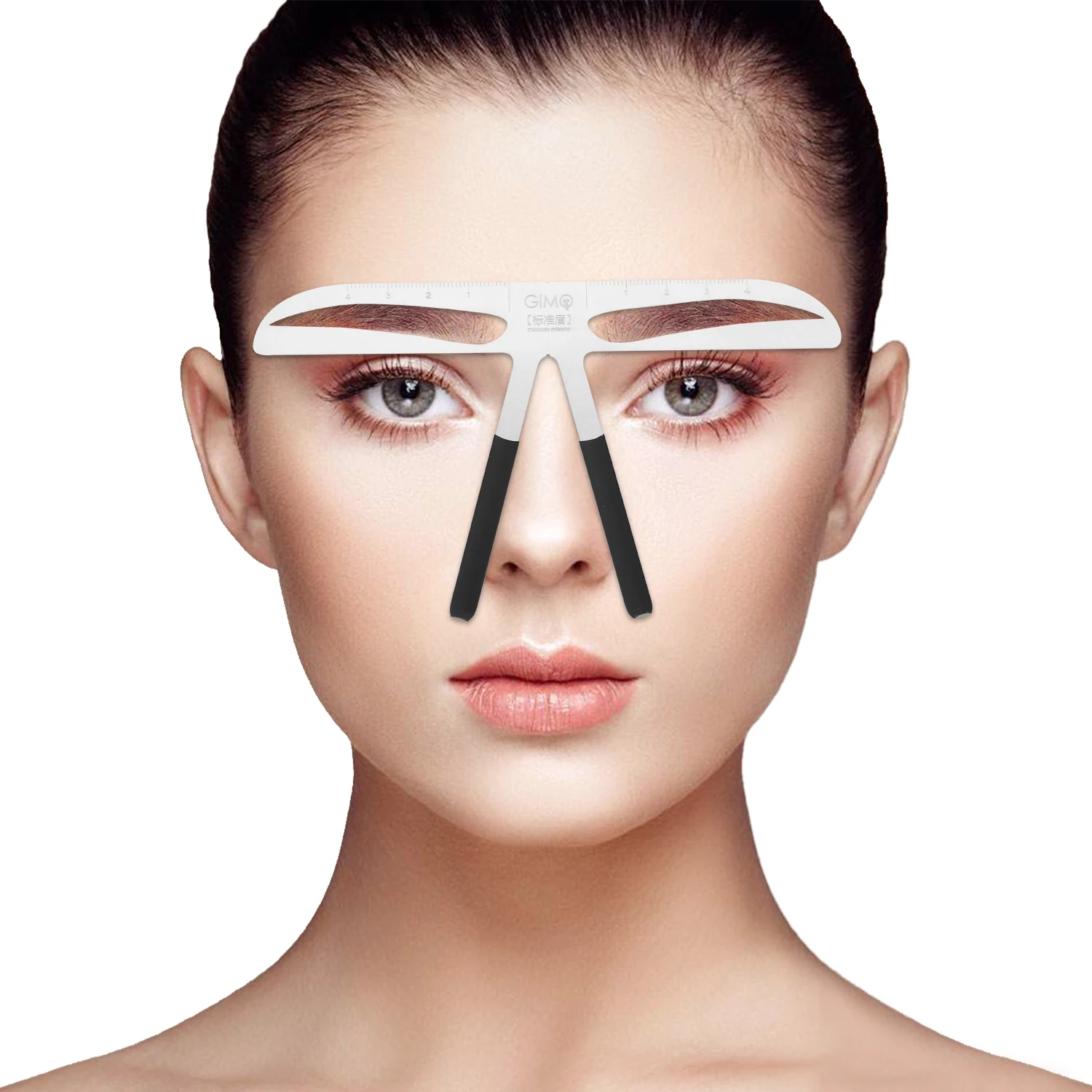 Eyebrow Stencil Measure Ruler 3D Balance Template Stencil Shaper Makeup Tool European Style