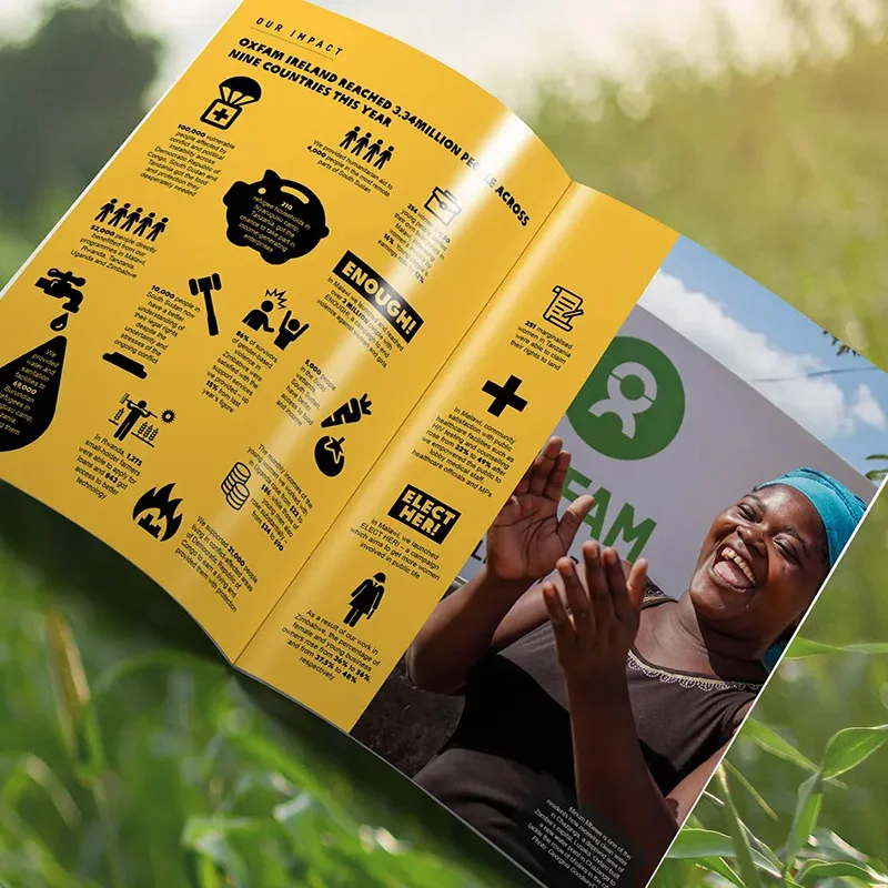 Factory Direct Sale Custom Paper Printed Instruction Folding Leaflet Brochure Manual