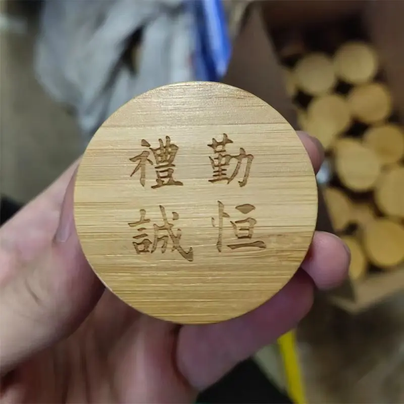 Customized 50g Bamboo Beauty Container Wooden Jar with Aluminum Lid Metal Aluminum Cosmetic Packaging for Face Cream