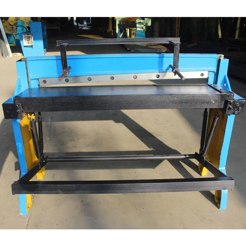 Ручная режущая машина листов металла станок для резки пластин Q01-1.0x1300 Металл педаль ножницы для резки листового металла