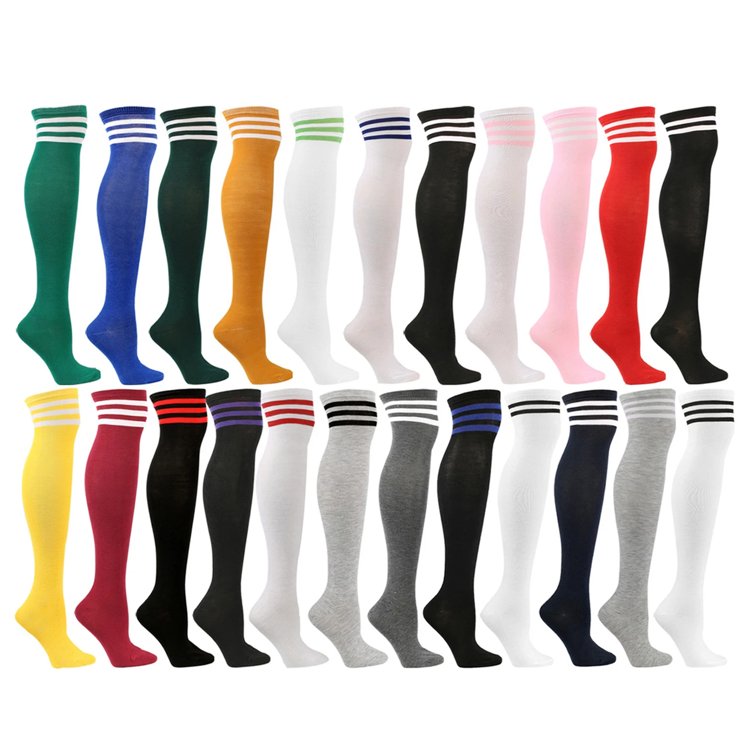 Custom Women Sexy Cotton Thigh High Socks Over The Knee Thigh High Socks Women Over The Knee Socks Thigh High Long Stock